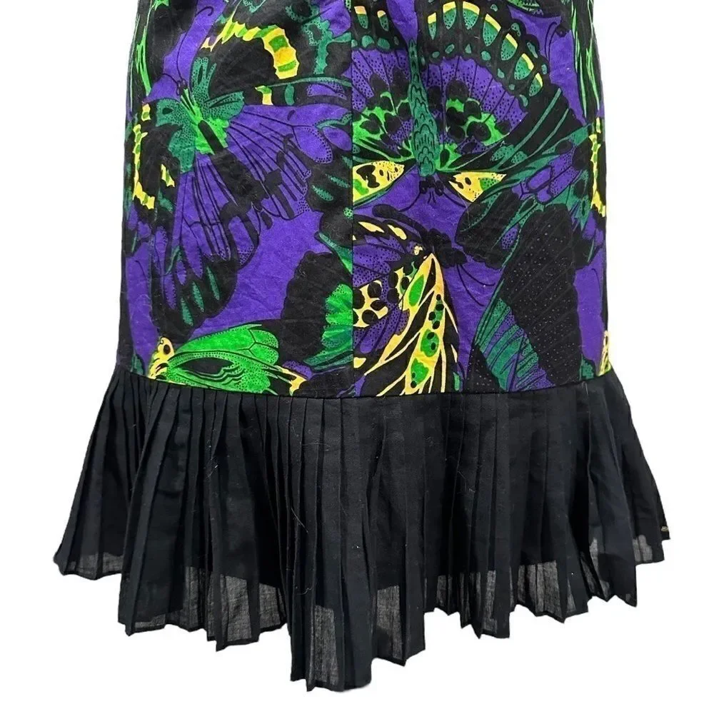 BETSEY Johnson Trapeze Flapper Sleeveless Butterfly Dress Sz 10
